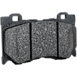 Front and Rear Brake Pad Sets, Organic, Hardware Includes (2) Pieces Pad Clip, Sport(Performance Package)/Red Sport 400 Models, Pro-Line Series