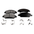 2012 Cadillac Escalade EXT - Front and Rear Ceramic Brake Pad Set, Pro-Line Series