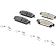 2012 Cadillac Escalade EXT - Front and Rear Ceramic Brake Pad Set, Pro-Line Series