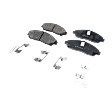 Front and Rear Brake Pad Sets, Ceramic - Front; Organic - Rear, Pro-Line Series