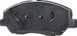 Front and Rear Brake Pad Sets, Ceramic - Front; Organic - Rear, Pro-Line Series