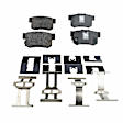 2015 Honda CR-Z - Front and Rear Ceramic Brake Pad Set, 1.5L 4Cyl, Pro-Line Series