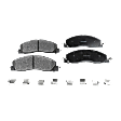 2014 Ram 2500 - Front and Rear Semi-metallic Brake Pad Set, 6.7L 6Cyl, Pro-Line Series