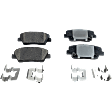 2012 Hyundai Genesis Coupe - Front and Rear Ceramic Brake Pad Set, 3.8L 6Cyl, 320mm Front Disc, Pro-Line Series