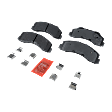 2017 Ford F-150 - Front and Rear Ceramic Brake Pad Set, 2.7L 6Cyl, Pro-Line Series