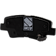 2013 Hyundai Sonata - Front and Rear Ceramic - Front, Organic - Rear Brake Pad Set, 300mm Front Disc, Pro-Line Series