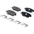 2013 Hyundai Sonata - Front and Rear Ceramic - Front, Organic - Rear Brake Pad Set, 300mm Front Disc, Pro-Line Series