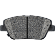 2013 Hyundai Sonata - Front and Rear Ceramic - Front, Organic - Rear Brake Pad Set, 300mm Front Disc, Pro-Line Series