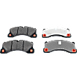 2014 Volkswagen Touareg - Front and Rear Organic Brake Pad Set, 3.0L 6Cyl, Pro-Line Series