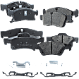 Front and Rear Brake Pad Sets, Pro-Line Series, Ceramic Pad Material