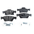 Front and Rear Brake Pad Sets, Pro-Line Series, Ceramic Pad Material
