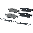 Front and Rear Brake Pad Sets, Pro-Line Series, Ceramic Pad Material