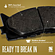 Front and Rear Brake Pad Sets, Pro-Line Series, Ceramic Pad Material