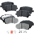Front and Rear Brake Pad Sets, Ceramic, Pro-Line Series