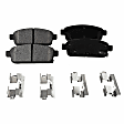 2015 Chevrolet Cruze - Front and Rear Front-Organic/Rear-Ceramic Brake Pad Set, 1.4L 4Cyl, GAS, Pro-Line Series