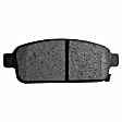 2015 Chevrolet Cruze - Front and Rear Front-Organic/Rear-Ceramic Brake Pad Set, 1.4L 4Cyl, GAS, Pro-Line Series