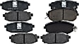 Front and Rear Brake Pad Sets, Ceramic - Front; Organic - Rear, Pro-Line Series