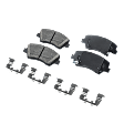 2013 Hyundai Elantra GT - Front and Rear Front-Ceramic/Rear-Organic Brake Pad Set, 1.8L 4Cyl, Pro-Line Series