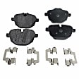 2013 BMW X3 - Front and Rear Organic Brake Pad Set, 2.0L 4Cyl, Pro-Line Series