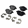 2013 BMW X3 - Front and Rear Organic Brake Pad Set, 2.0L 4Cyl, Pro-Line Series