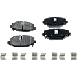2020 Dodge Journey - Front and Rear Ceramic Brake Pad Set, 2.4L 4Cyl, Pro-Line Series
