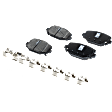 2020 Dodge Journey - Front and Rear Ceramic Brake Pad Set, 2.4L 4Cyl, Pro-Line Series