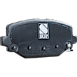 2020 Dodge Journey - Front and Rear Ceramic Brake Pad Set, 2.4L 4Cyl, Pro-Line Series