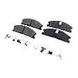 2013 Ford Explorer - Front and Rear Front-Ceramic/Rear-Semi-Metallic Brake Pad Set, 2.0L 4Cyl, Heavy Duty Brakes, Pro-Line Series
