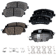 2020 Mazda CX-5 - Front and Rear Organic - Front, Ceramic - Rear Brake Pad Set, Pro-Line Series