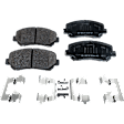 2020 Mazda CX-5 - Front and Rear Organic - Front, Ceramic - Rear Brake Pad Set, Pro-Line Series