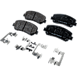 2020 Mazda CX-5 - Front and Rear Organic - Front, Ceramic - Rear Brake Pad Set, Pro-Line Series