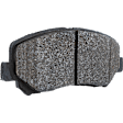 2020 Mazda CX-5 - Front and Rear Organic - Front, Ceramic - Rear Brake Pad Set, Pro-Line Series