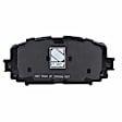 2012 Toyota Yaris - Front and Rear Brake Pad Sets, Organic - Front; Ceramic - Rear, Pro-Line Series