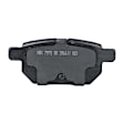 2012 Toyota Yaris - Front and Rear Brake Pad Sets, Organic - Front; Ceramic - Rear, Pro-Line Series