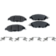 2014 Nissan Pathfinder - Front and Rear Ceramic Brake Pad Set, engdesig: VQ35DE, Naturally Aspirated, GAS, Nissan Engine, Pro-Line Series