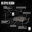 Front and Rear Brake Pad Sets, Ceramic Pad Material, Pro-Line Series