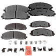 2015 Ford F-250 Super Duty - Front and Rear Semi-metallic Brake Pad Set, 6.2L 8Cyl, 4WD, Pro-Line Series