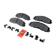 2015 Ford F-250 Super Duty - Front and Rear Semi-metallic Brake Pad Set, 6.2L 8Cyl, 4WD, Pro-Line Series