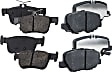 Front and Rear Brake Pad Sets, Ceramic, Pro-Line Series