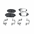 2015 Mazda 3 - Front and Rear Organic Brake Pad Set, 2.5L 4Cyl, Pro-Line Series