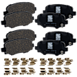 2016 Chrysler 200 - Rear Ceramic Brake Pad Set