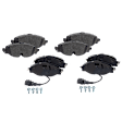 2015 Volkswagen Golf - Front and Rear Organic Brake Pad Set, Production Date To 09/21/2014, Pro-Line Series