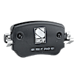 2015 Volkswagen Golf - Front and Rear Organic Brake Pad Set, Production Date To 09/21/2014, Pro-Line Series