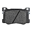 Front and Rear Brake Pad Sets, Ceramic - Front; Organic - Rear, Pro-Line Series