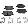 2021 Jeep Compass - Front and Rear Ceramic Brake Pad Set, 2.4L 4Cyl, Code BR3 or BRF, Pro-Line Series