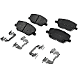 2021 Jeep Compass - Front and Rear Ceramic Brake Pad Set, 2.4L 4Cyl, Code BR3 or BRF, Pro-Line Series