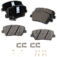 2019 Kia Sorento - Front and Rear Ceramic Brake Pad Set, Pro-Line Series