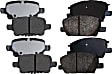2018 Chevrolet Malibu - Front and Rear Ceramic Brake Pad Set, Pro-Line Series