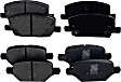 Front and Rear Brake Pad Sets, Ceramic, Pro-Line Series