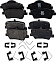 Front and Rear Brake Pad Sets, Pro-Line Series, Ceramic Pad Material